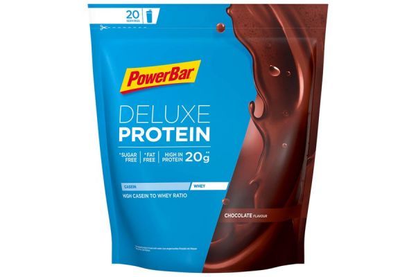 Boisson isotonique PowerBar Deluxe Protein Chocolat 500g