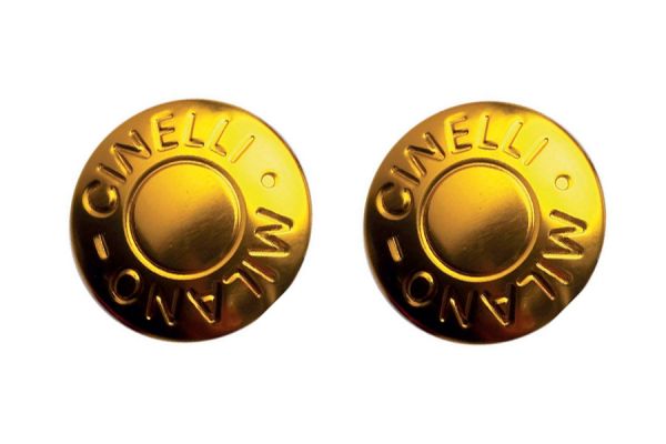 Cinelli Milano Bar End Plugs - Yellow Anodised