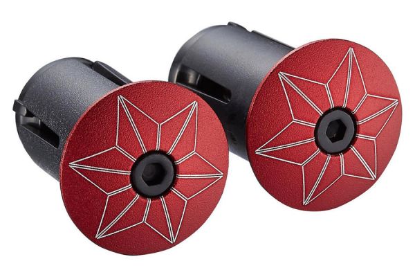 Supacaz Bar End Plugs - Red