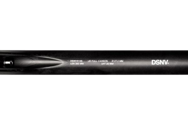 Dosnoventa DSNV®105 Carbon Zadelpen - Zwart