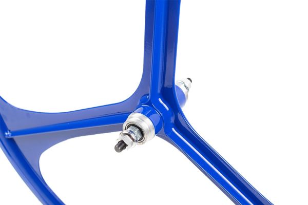 Teny Rim Tri Spoke Fixed Gear Achterwiel - Blauw