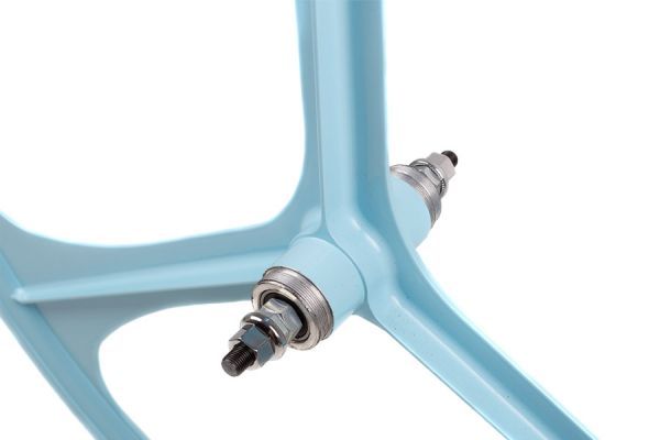 Teny Rim Tri Spoke Fixie Rear Wheel - Sky Blue