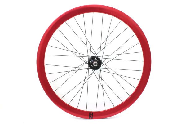 H plus Son Formation Face Fixie Rear Wheel - Red