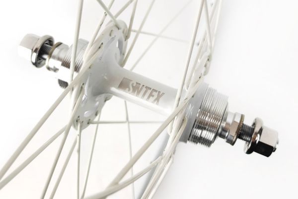 Santafixie 30mm Fixed Gear Achterwiel - Wit/Wit