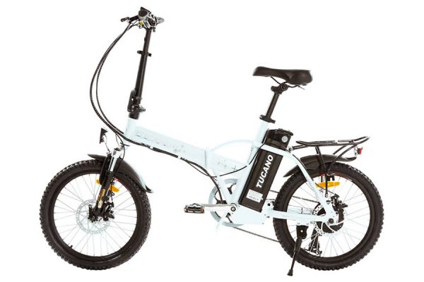 Bicicleta Eléctrica Plegable Tucano De Luxe Blanca