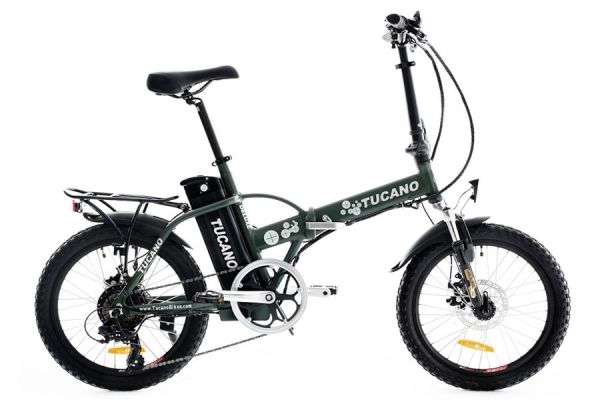 Tucano De Luxe Folding e-Bike - Green