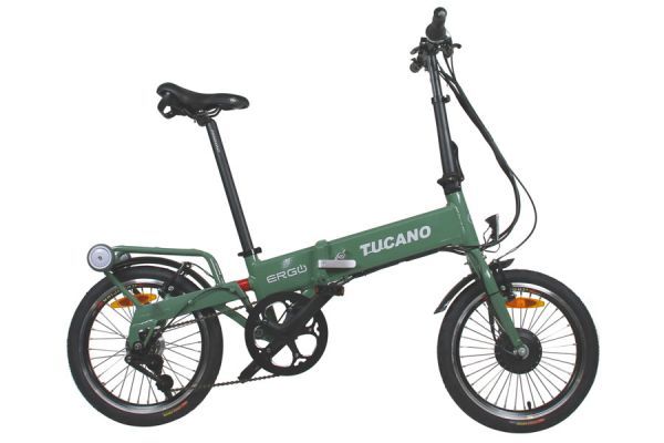 Bicicleta Eléctrica Plegable Tucano Ergo LTD Verde