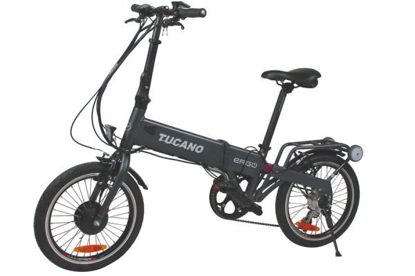 Bicicleta Eléctrica Plegable Tucano Ergo LTD Negra