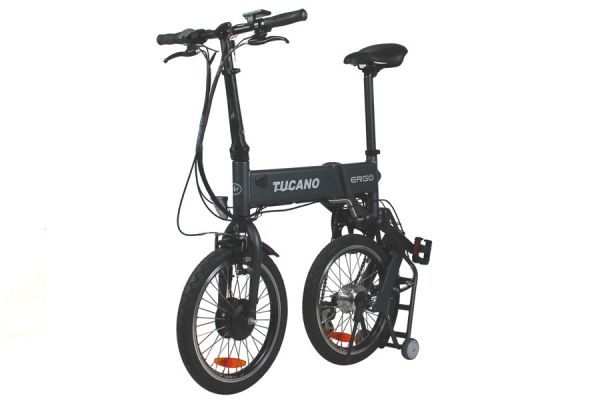 Bicicleta Eléctrica Plegable Tucano Ergo Negra