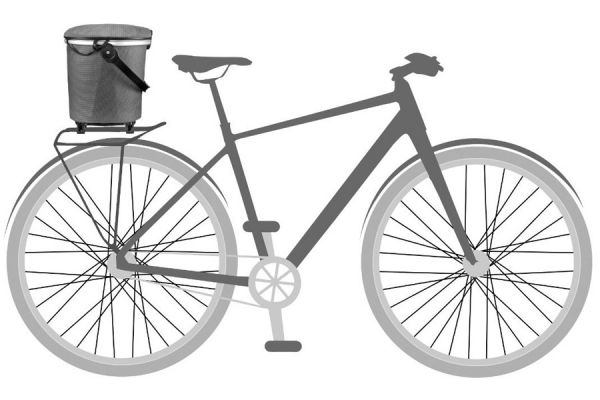 Panier Ortlieb Up-Town Rack Design 17.5L Arrière Rouge