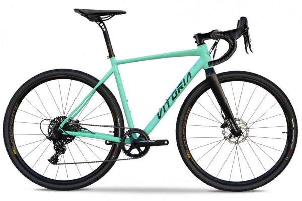 Vitoria Nyxtralight Explorer Gravel Bike - APEX - Turquoise