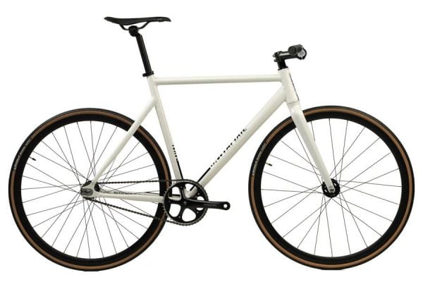 Santafixie Raval Fixed Bike - White 2.0 30mm