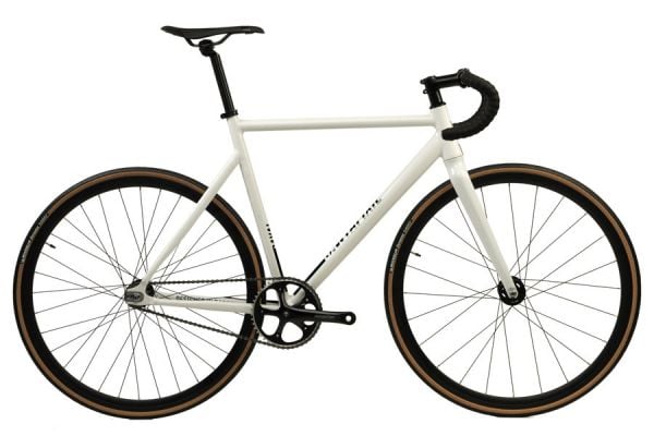 Santafixie Raval Fixed Bike - White 2.0 30mm