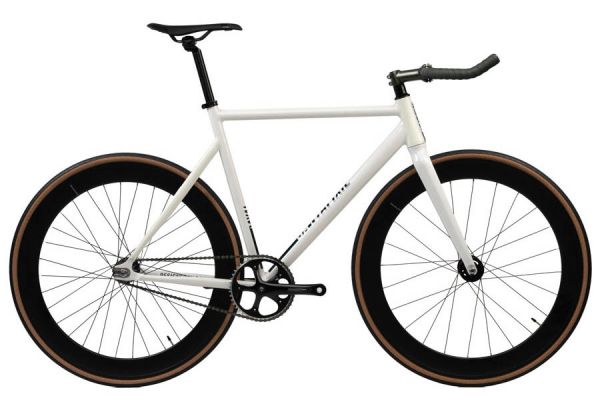 Santafixie Raval Fixie / Singlespeed Fahrrad - White 2.0 60mm