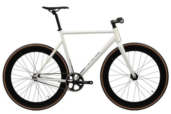 Santafixie Raval Fixie / Singlespeed Fahrrad - White 2.0 60mm