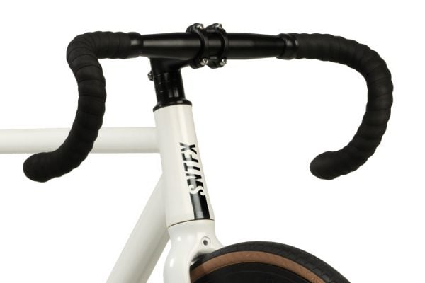 Santafixie Raval Fixed Cykel - White 2.0 30mm