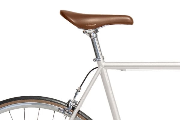 Jitensha Tokyo White/Alu/Camel Single Speed Fiets