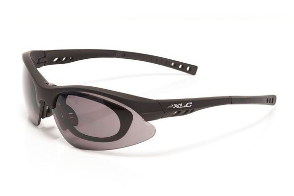 XLC SG-F01 Bahamas Sonnenbrille Schwarz Rauchfarbig Gläser 