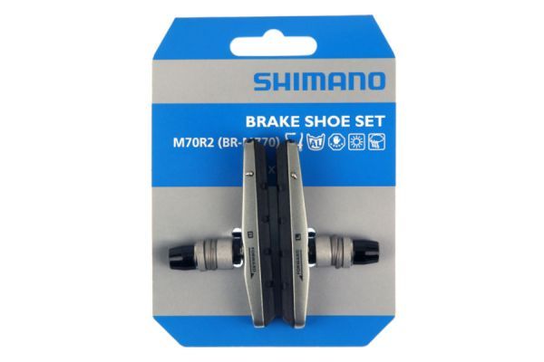 Shimano Deore XT M70R2 Bremsschuhe - Silber