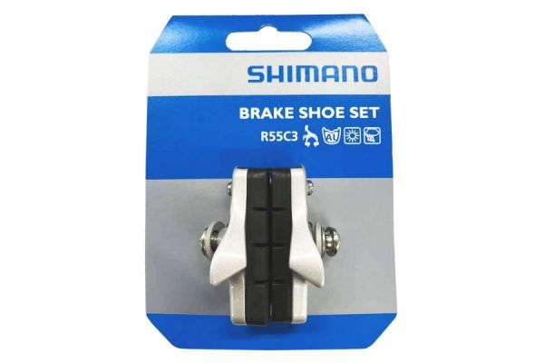 Shimano R55C3 Bremsesko - Sølv