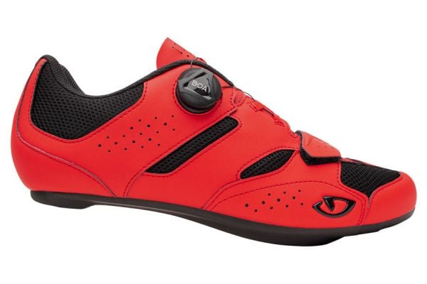 Giro Savix II Cyclist Shoes - Red Black