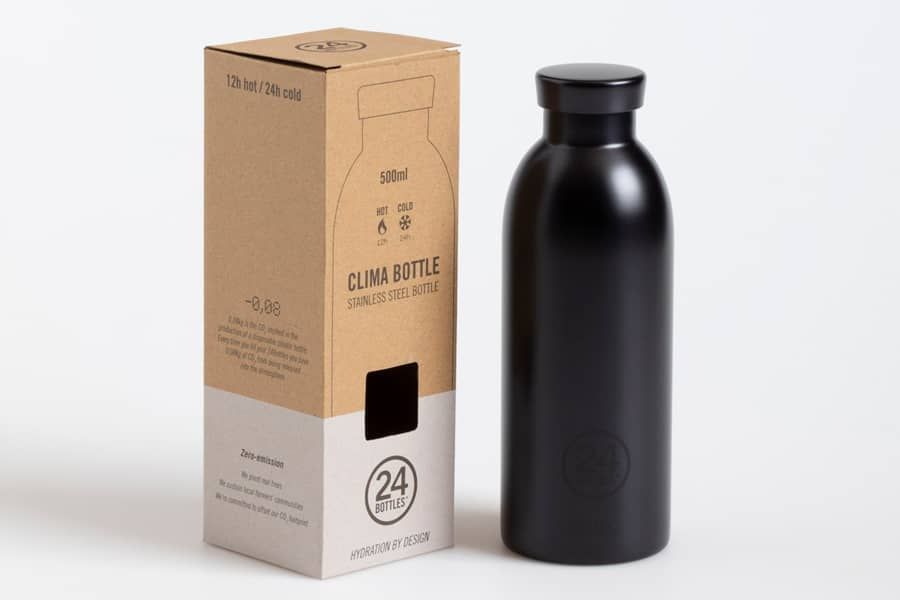 Borraccia Bicicletta 24bottles Clima Bottle - Nero Celebrity