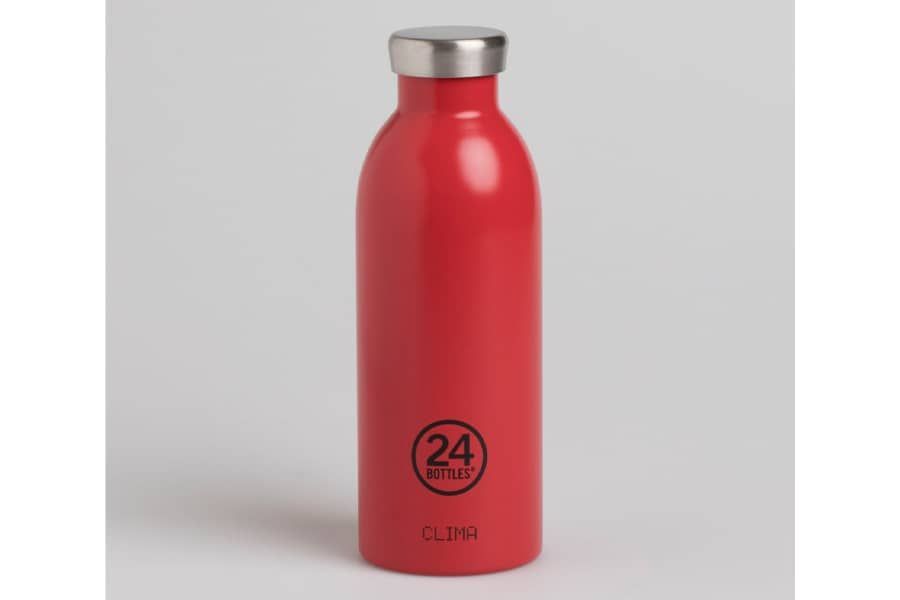 Borraccia Bicicletta 24bottles Clima Bottle - Rosso