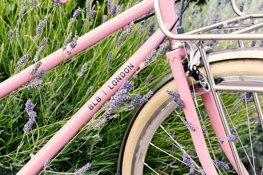 BLB Butterfly 8 Speed Town Bike - Dusty Pink