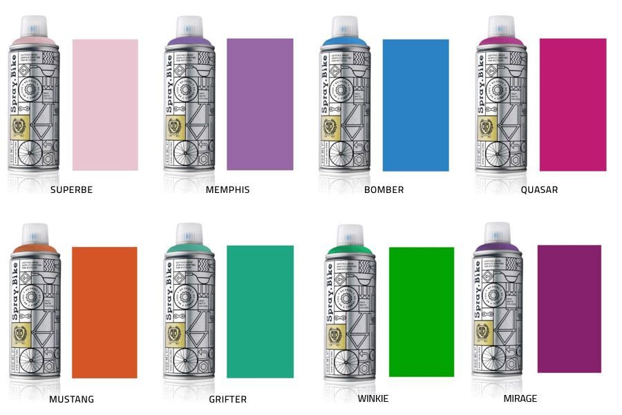 Spray.bike Paint Pop Collection