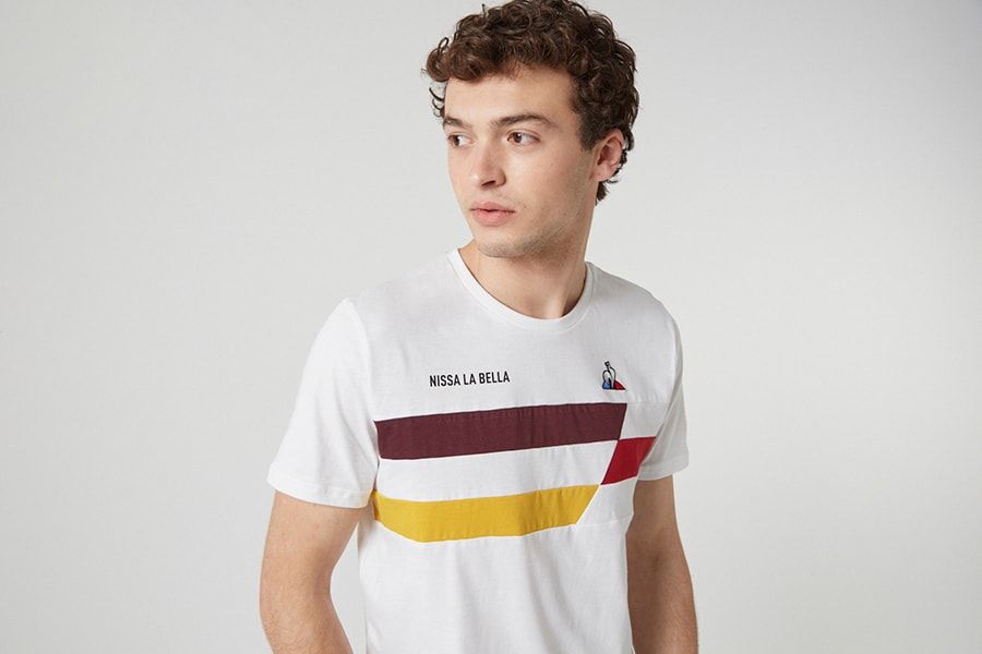 Camiseta Le Coq Sportif TDF Nissa La Bella Blanco