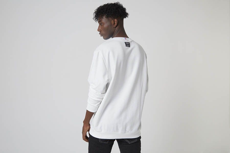 Le Coq Sportif TDF Nissa La Bella White Sweatshirt