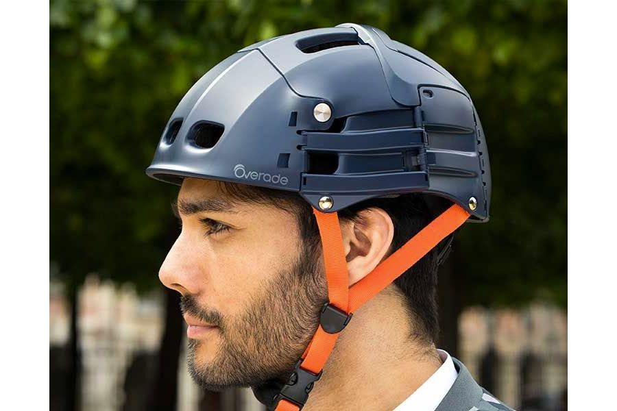 Casque Pliable Plixi Fit Overade Bleu