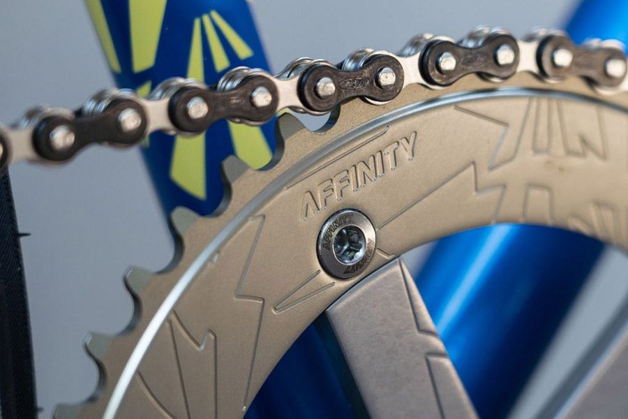 Affinity Pro 165mm 144BCD 49T Crankset w/ BB - Anodized Affinity Pro 165mm 144BCD 49T Crankset w/ BB - Anodized