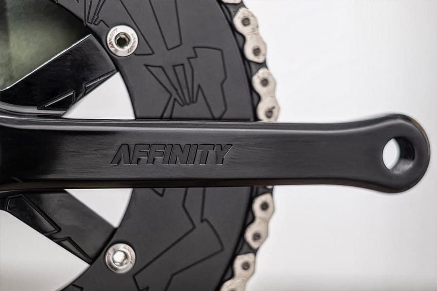 Affinity Pro 165mm 144BCD 49T Crankset w/ BB - Black