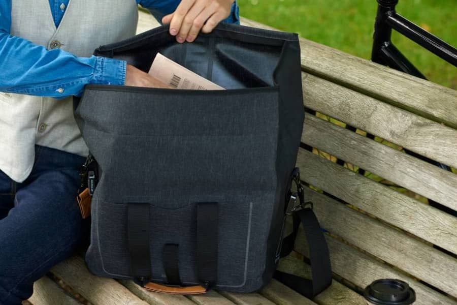 Basil Urban Dry Pannier Bag - Grey