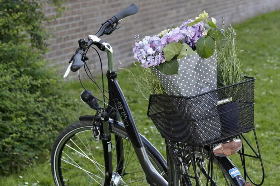 Basil Cento Rear Basket - Black