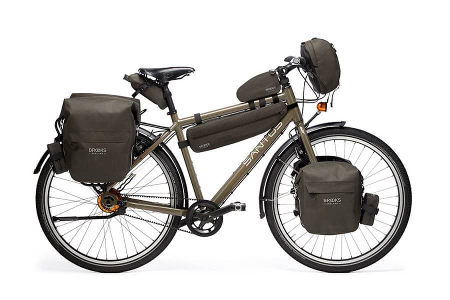 Brooks Scape Saddle Roll Bag - Mud Greed