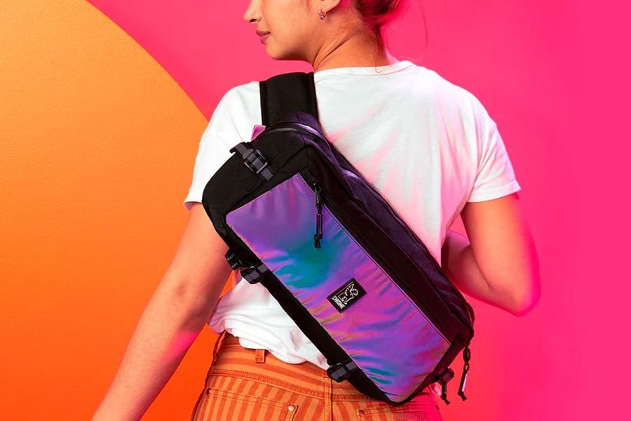 Chrome Industries Kadet Sling Messenger tasker - Rainbow Reflective