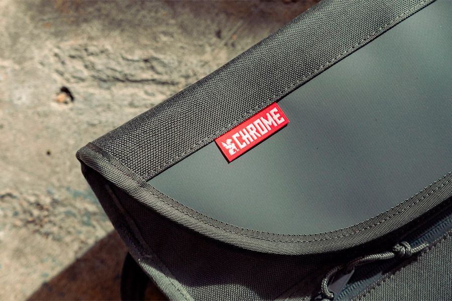 Chrome Simple Messenger Koerierstas - Zwart