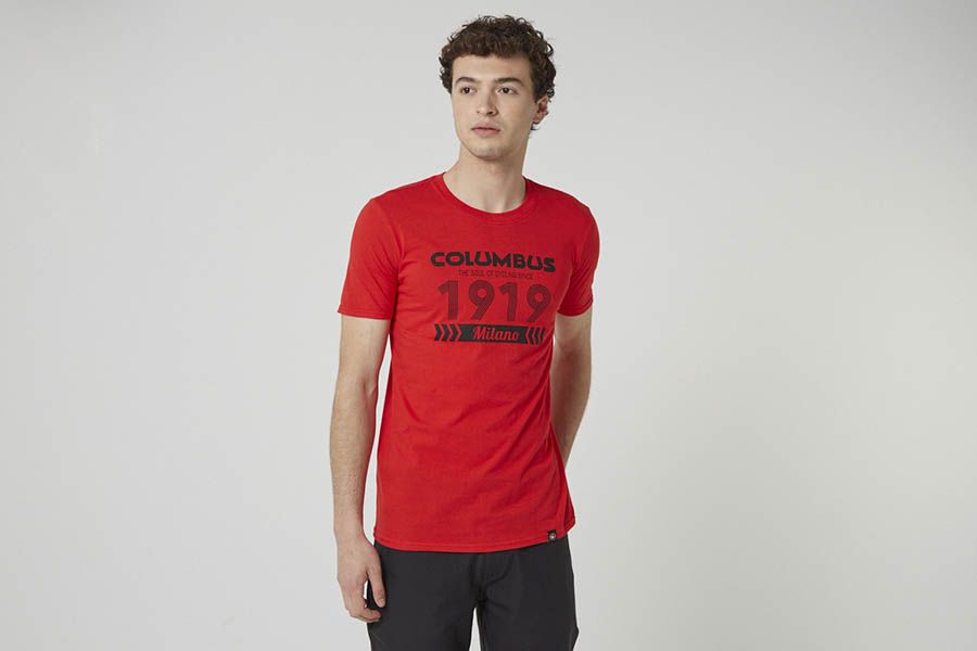 Cinelli Columbus 1919 T-shirt Rood