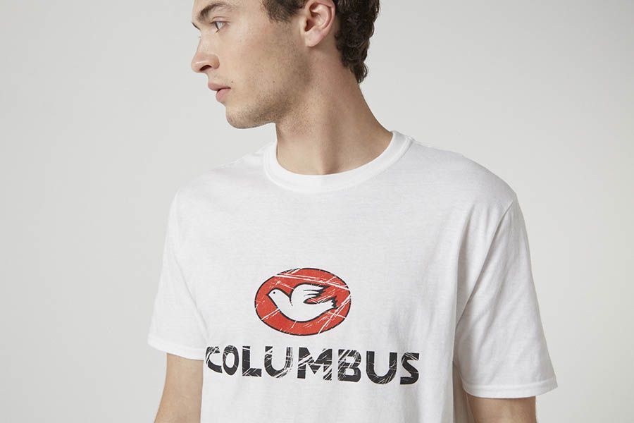Cinelli Columbus Scratch T-shirt White