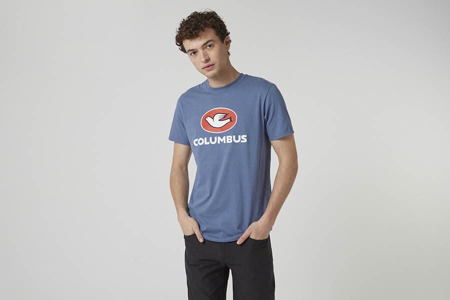 Cinelli Columbus Steel T-Shirt Blau