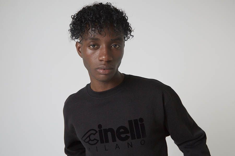 Sudadera Cinelli Milano Crewneck Negro