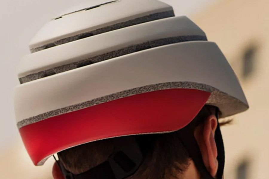 Casco Closca Loop Plegable Pearl-Coral