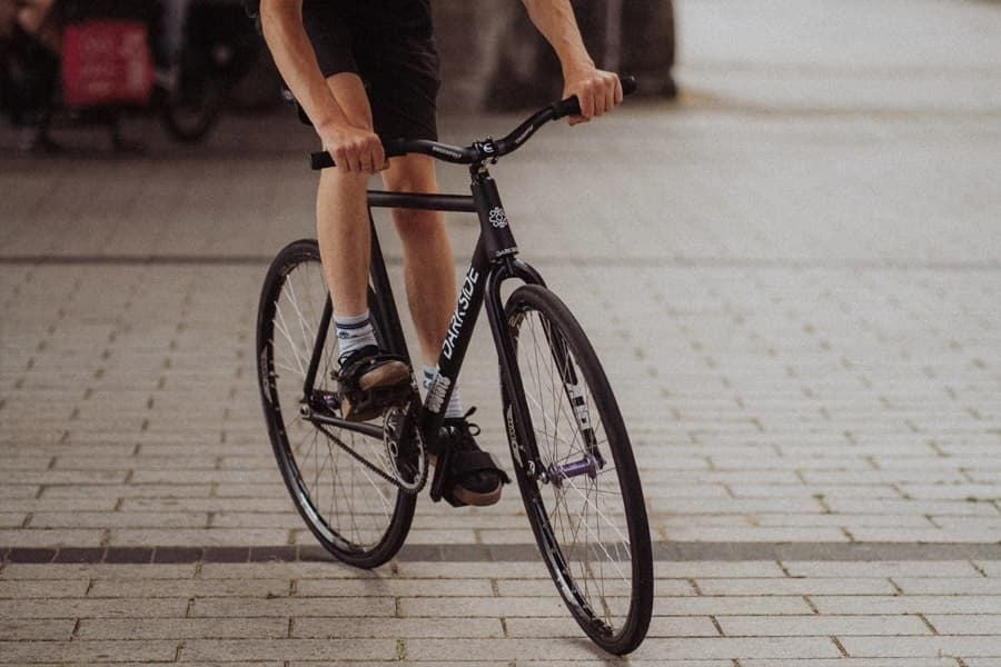 Bicicleta de pista Darkside Mannheim Cross FB AL Negro Mate
