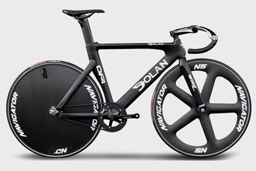 Cuadro y horquilla Dolan DF4 Carbon Track Negro