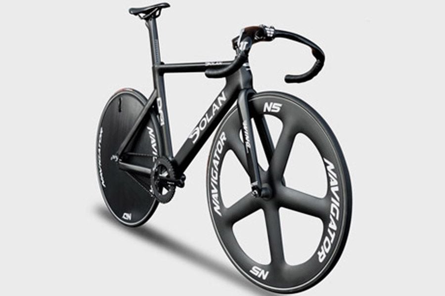 Cuadro y horquilla Dolan DF4 Carbon Track Negro