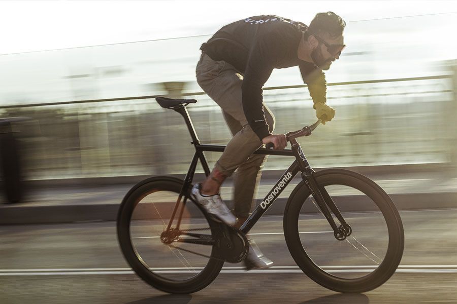 Dosnoventa Detroit Frameset - Jet Gloss Black
