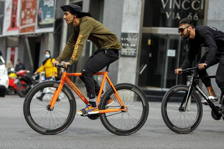 Dosnoventa Detroit Frameset - Orange Army Matt