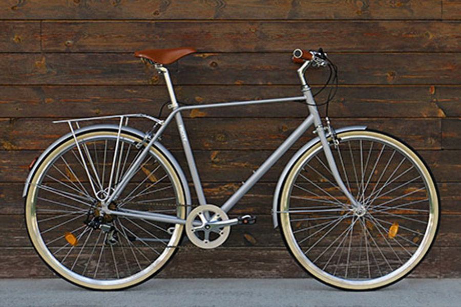 FabricBike City Classic 7 Speed Bicycle - Matte Grey